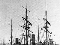 A photo of the SS Braunschweig from 1884.