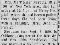 Mary married twice and died in 1958.